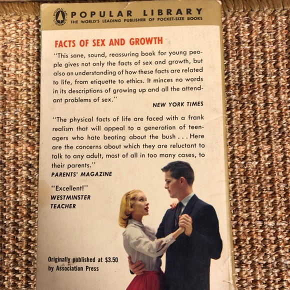 1957 Facts of Life and Love for Teen-Agers, Revised Edition, paperback book - Picture 4 of 6